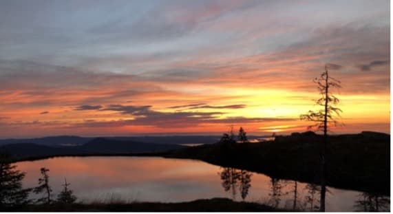 Nice and relaxing sunset